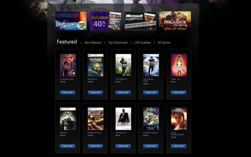 Illustration for article titled Can Microsoft's New Online Store Compete With Steam?